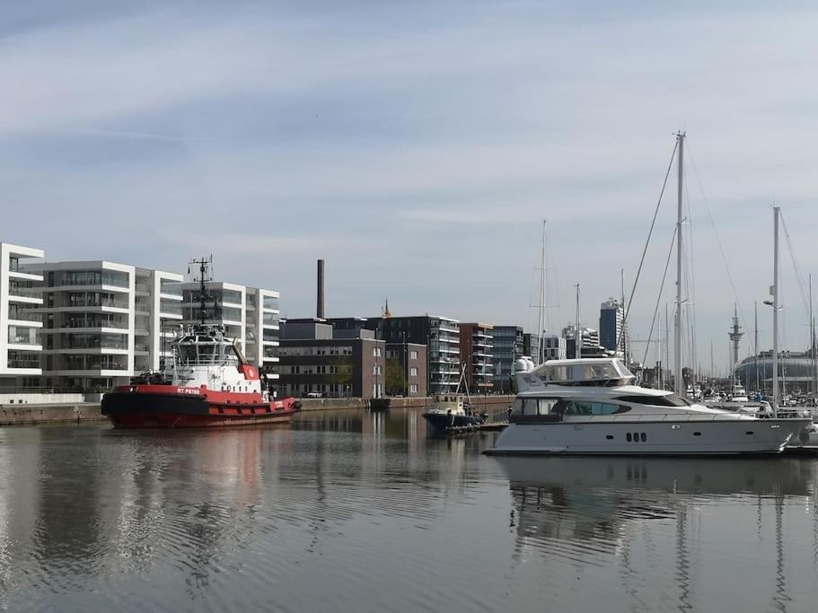 Fewo Pearl 207 Am Yachthafen Inkl. Tiefgarage Bremerhaven Exterior foto